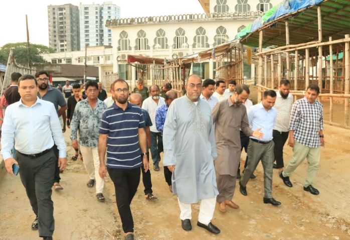 কাজিরাবাজারের ‘মালিকানা’ পেলো সিটি করপোরেশন, পরিদর্শনে প্রশাসক