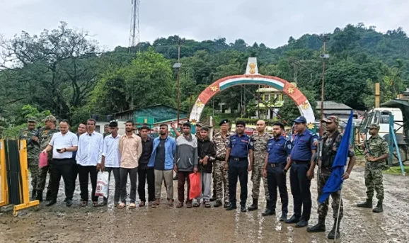 তামাবিল দিয়ে ৭ বাংলাদেশিকে ফেরত পাঠালো ভারত